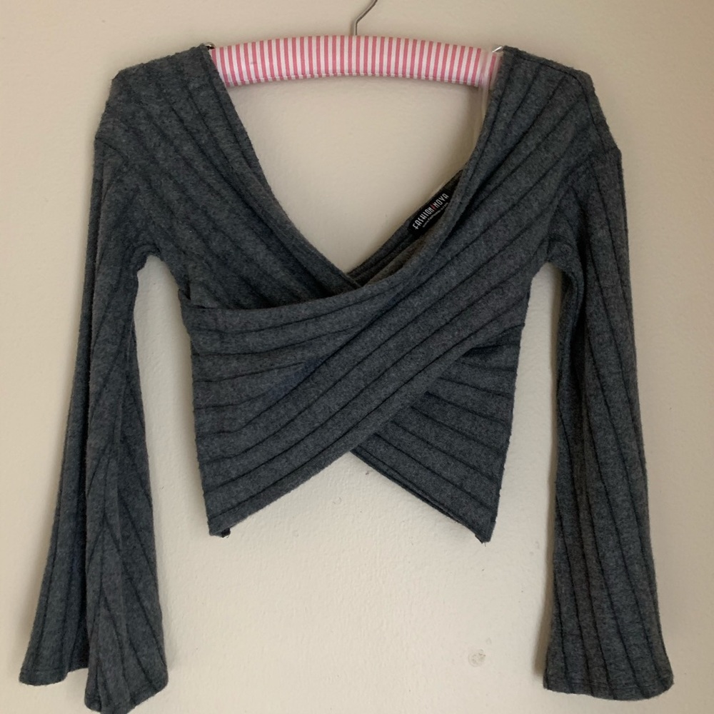 Fashion Nova Wrap Crop Top
